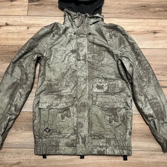 Men's Special Blend Revolver Snowboarding Jacket SMALL Hooded Full Zip Winter - Picture 2 of 13